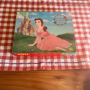 vintage disney belle beauty and the beast 200 piece puzzle
